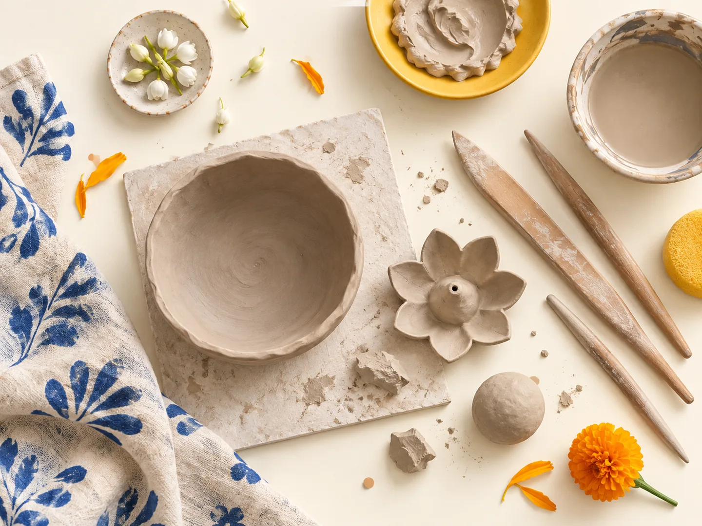 AI-generated inspiration for clay play