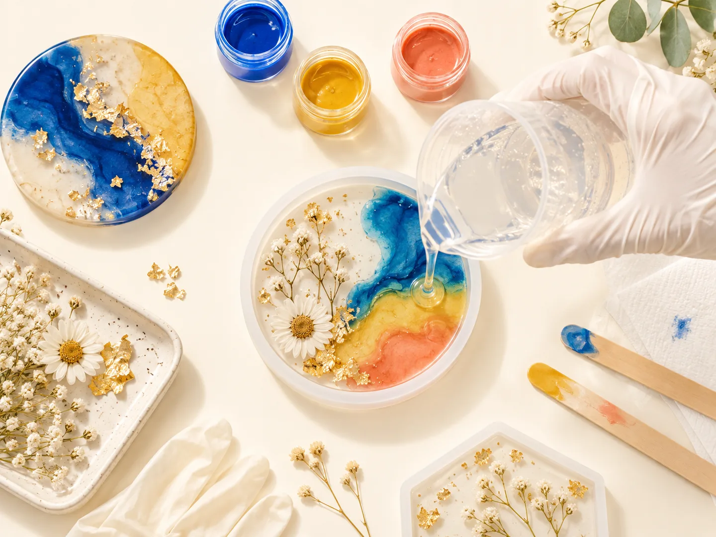 AI-generated inspiration for resin art